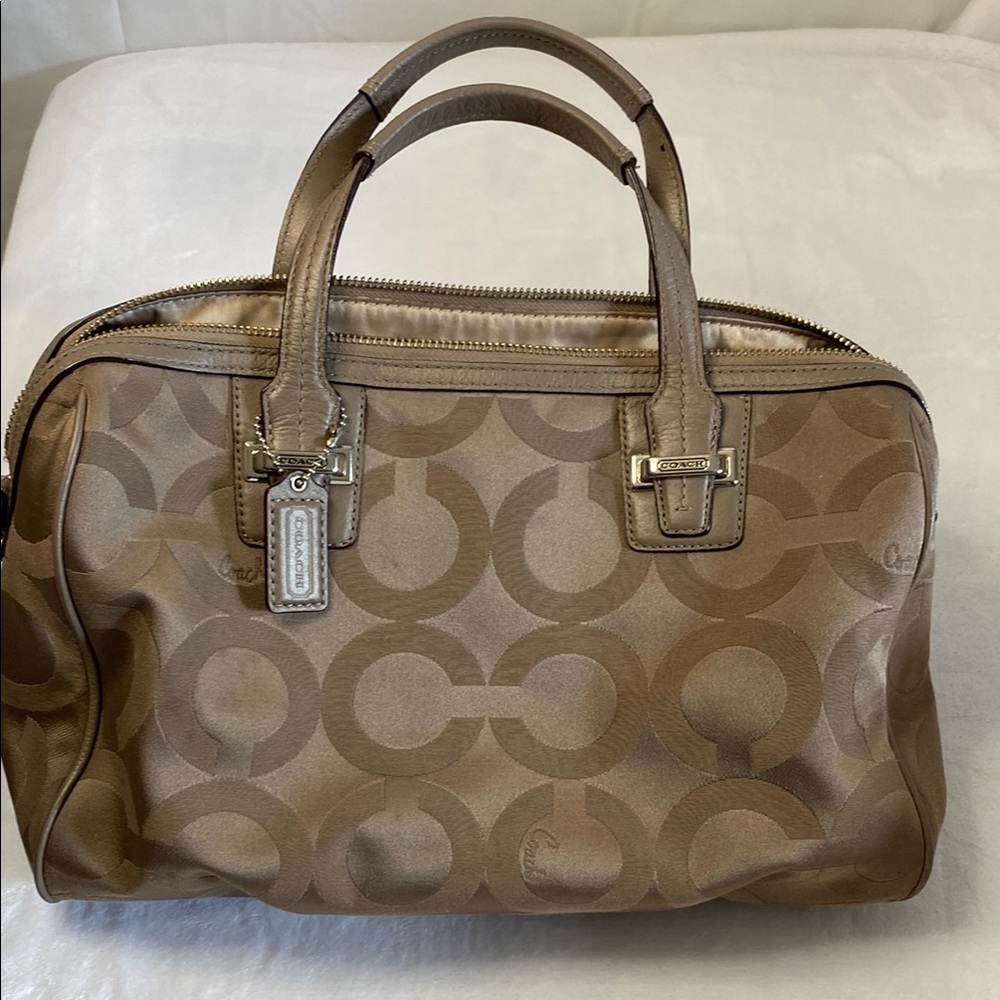 Coach Brown Signature Handbag